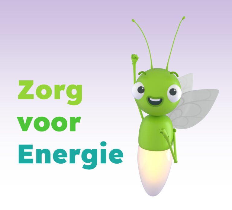 Logo zorg voor energie paars verloop