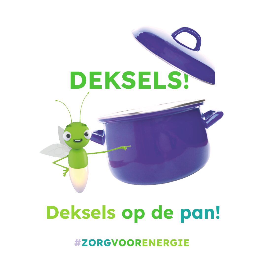 Zorg voor Energie bespaartip Deksels op de pan