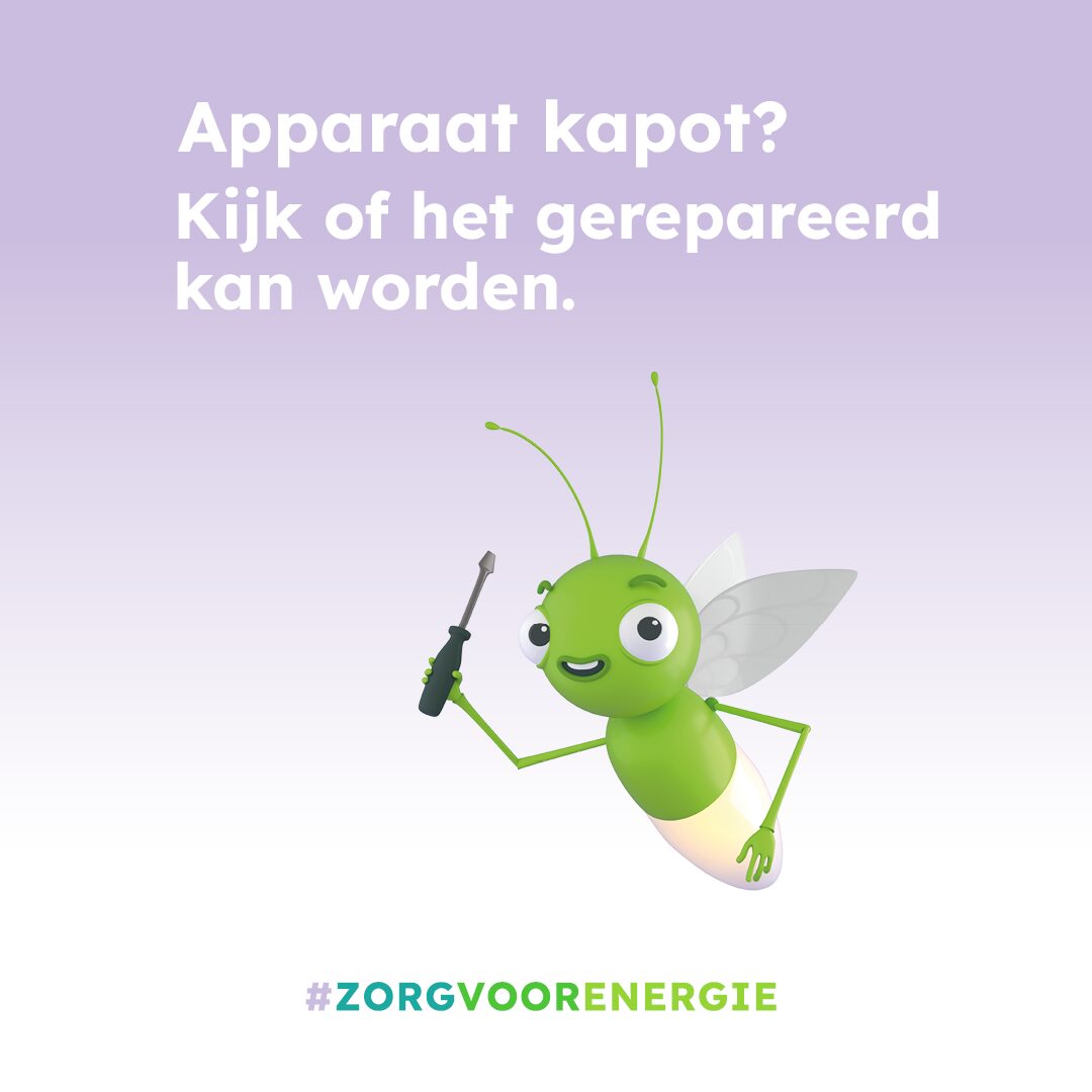 Zorg voor Energie bespaartip Repareren