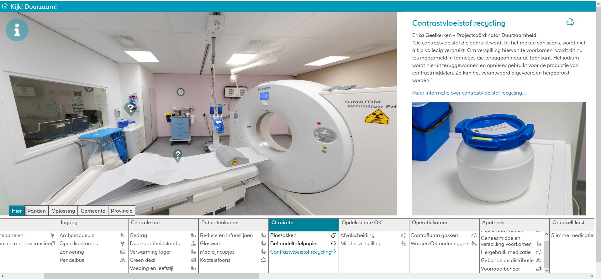 Unieke digitale rondleiding in duurzaam ziekenhuis