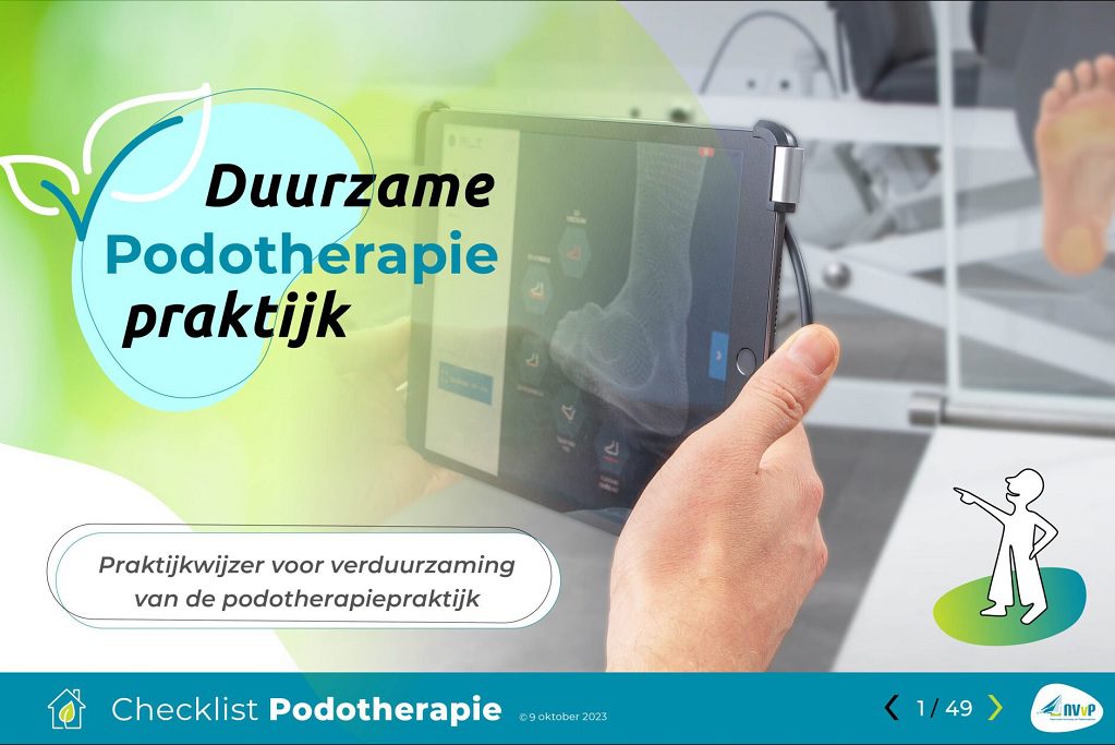 e-boek checklist duurzame podotherapie praktijk