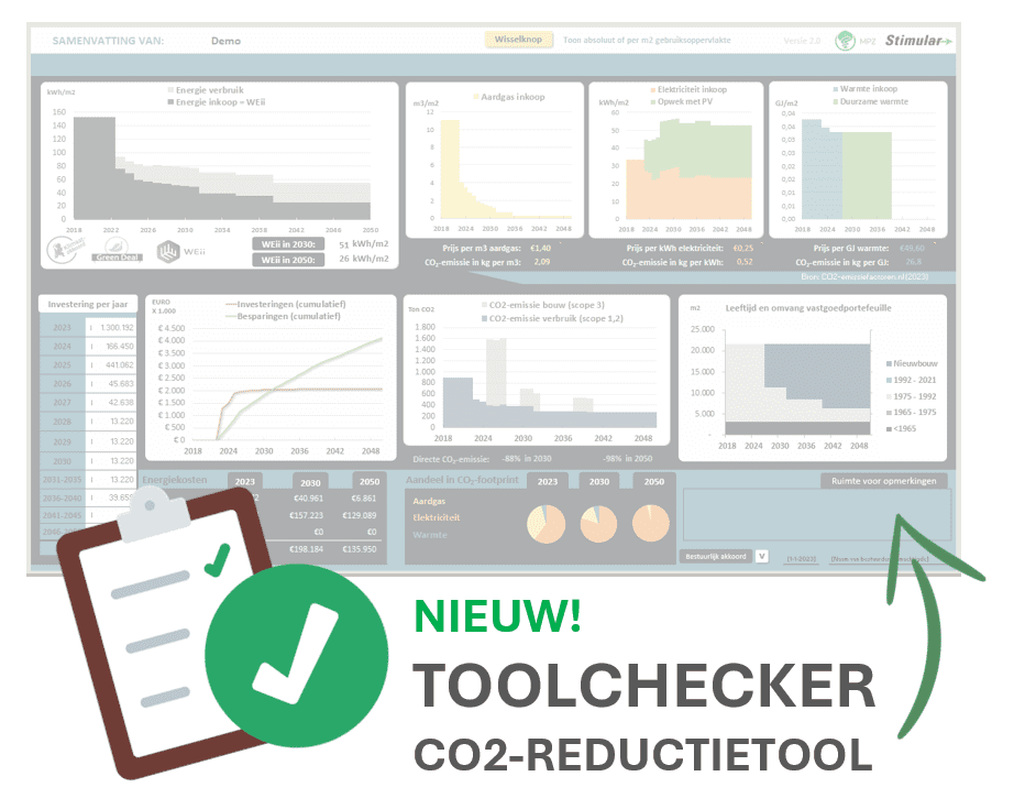 Check je tool met de nieuwe Tool­checker CO2-reductie­tool